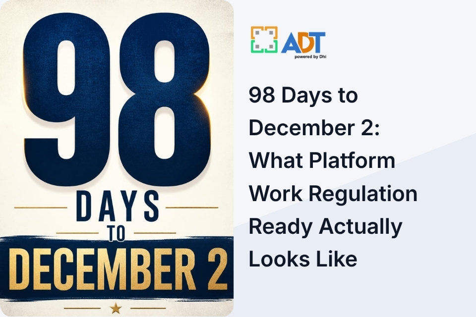 98 Days to December 2: What Platform Work Regulation Ready Actually Looks Like